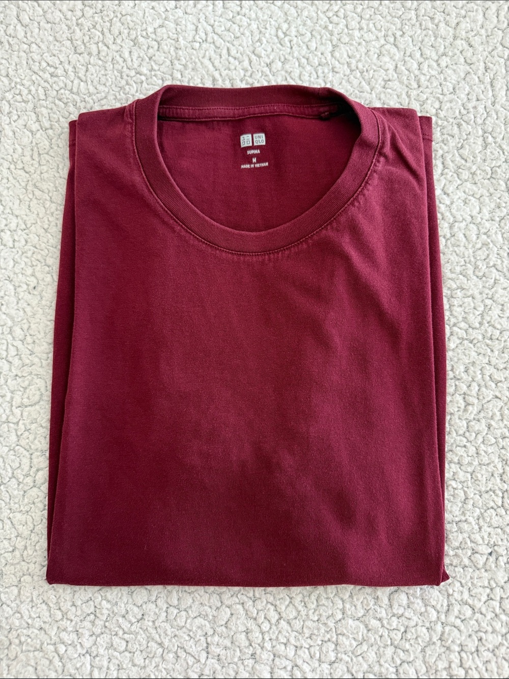 Uniqlo 100% Supima Cotton Crew Neck T-Shirt